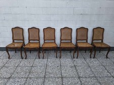 6 SEDIE ROCAILLE, PAGLIA DI