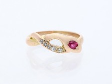 Anello serpente diamanti