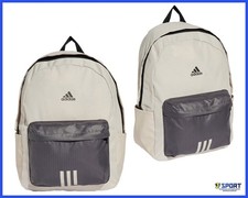 Zaino ADIDAS Zainetto da Uomo per Scuola Lavoro Viaggio Sportivo Porta PC Beige