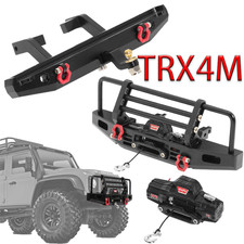 TRX4M Paraurti e Argano Elettrico per 1/18 RC Crawler Auto Traxxas TRX4-M Defender