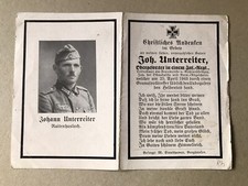 Luttino / santino soldato tedesco caporale maggiore reggimento fanteria 