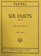 PLEYEL: SIX DUETS Opus 8 per