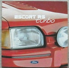FORD Escort RS Turbo depliant