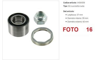 Vkba559 kit cuscinetto - cuscinetto, ruota