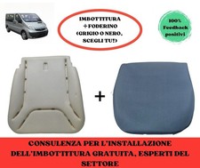 RICAMBIO IMBOTTITURA SEDUTA CON FODERINO PER OPEL VIVARO (anno dal 2001 al 2014)