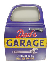 TARGA IN LATTA papà garage