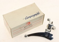 Deragliatore anteriore Campagnolo C Record '91 7-8 velocità doppio morsetto 28,6 NOS NUOVO