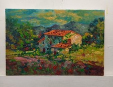 Quadro dipinto paesaggio olio - dipinto,