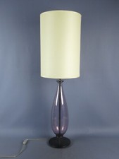 Lampada da tavolo vetro Murano viola Modernariato Penta Light New Classic