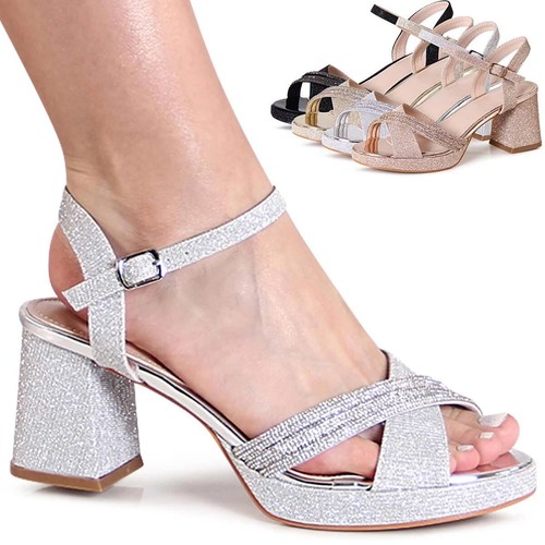 Sandali donna glitter