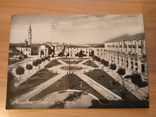CARTOLINA ITALIA 1953 ALESSANDRIA PIAZZA MATTEOTTI ITALY POSTCARD