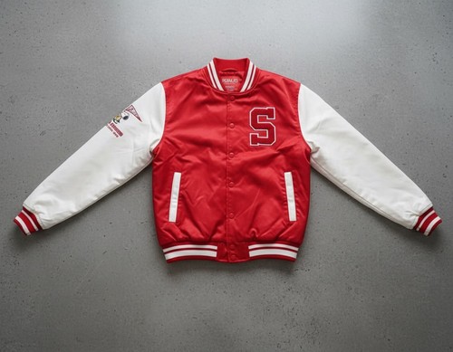 Varsity jacket rossa - varsity, s