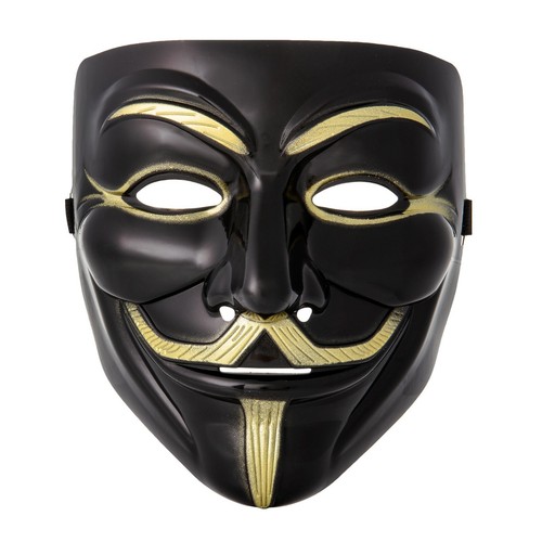 Black guy fawkes maschera - guy,