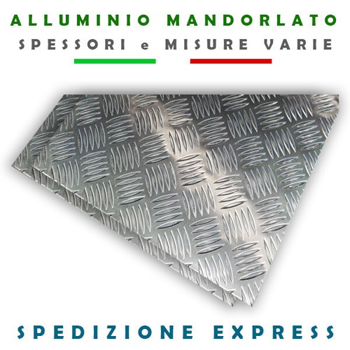 Lastra alluminio mandorlato - lastra,