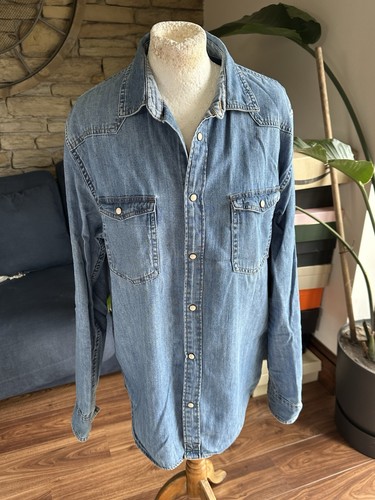 Camicia zara uomo blu - zara, denim