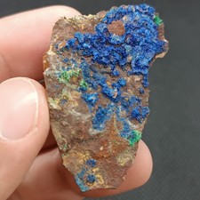 Campione minerale azzurrite
