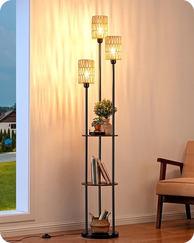 Lampada terra boho vintage - lampada, da