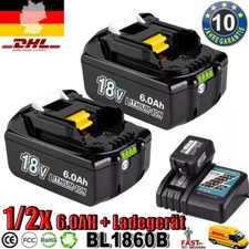 2x batteria 18V 6,0Ah 5,5Ah