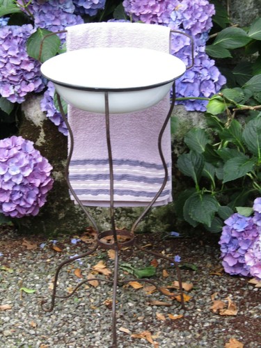 Antico bacile lavabo ferro - bacile,