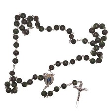 Rosario Vetro Verde Dorato – made in italy