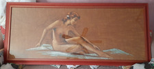 Dipinto quadro donna nuda su