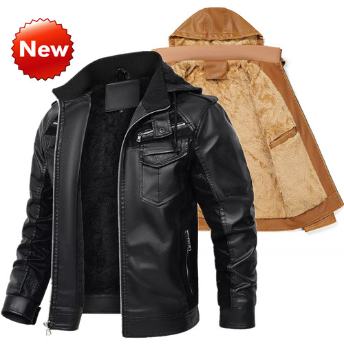 Giacca uomo pelle con - pelle, pu