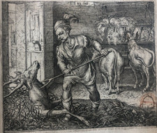 xilografia originale incisione