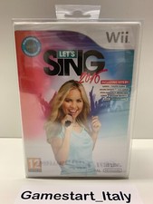 LET'S SING 2016 + MICROFONO - NINTENDO WII - NUOVO SIGILLATO PAL VERSION
