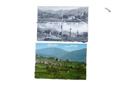 2 CartolinE Santa Croce del Bleggio ( Trento ) - Panorama 1970 Vedutine