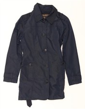 WOOLRICH Giacca militare donna UK 14 Medium blu navy nylon PZ02