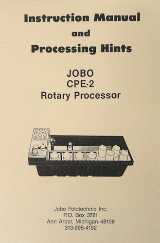 Jobo cpe processore - cpe-2, rotante