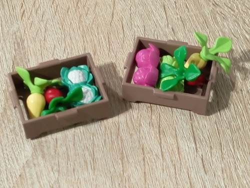 Playmobil lote verduras cajas - playmobil,