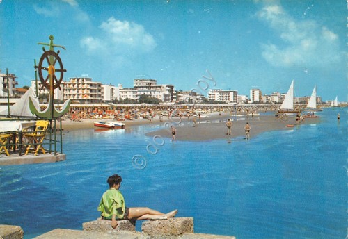 Cartolina riccione grande - cartolina,