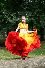 Gonna costume danzatrice del