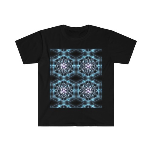 Indigo cube unisex softstyle - indigo, cube,