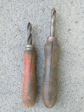 antico trapano manuale manico