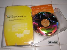 Microsoft MS Office Outlook 2007 scatola completa versione inglese =NUOVO=
