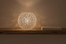 Lampada da tavolo in vetro
