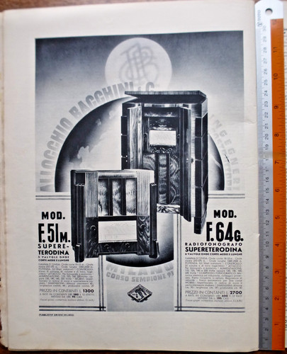 Pubblicità 1935 allocchio - 1935,