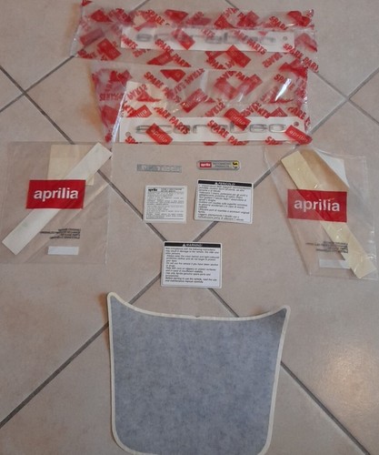 Aprilia kit adesivi targhette - aprilia,