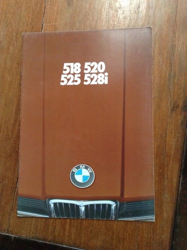 Depliant auto vintage bmw 518 - vintage,