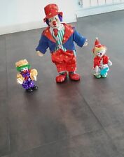 Pagliacci vintage anni 80,In Porcellana dipinti a mano, Creazioni Milady