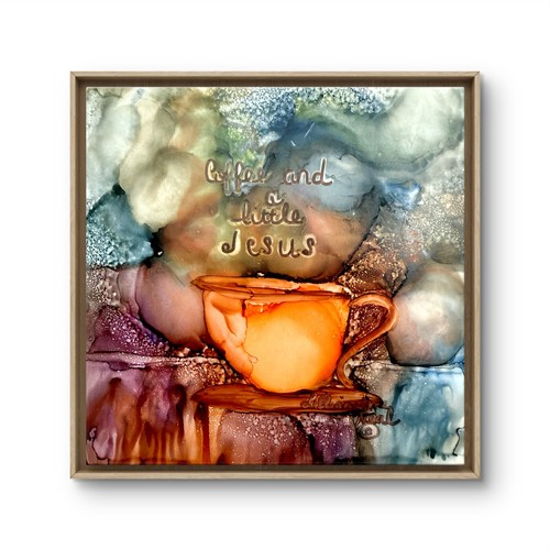 Quadro moderno astratto - , su