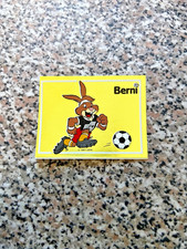 MASCOTTE BERNI N. 40 album CALCIATORI EURO 88 PANINI NEW CON VELINA ORIGINALE