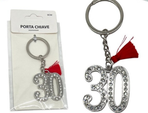 Portachiavi anni metallo - anni, in