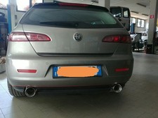 doppio scarico alfa 159