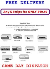 Bordura per pavimenti in legno, moquette, vinile, piastrelle e laminato metallo oro/argento 