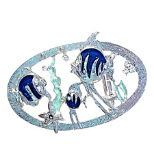 Fibbia per cintura da donna argento con strass smaltata di ricambio altezza 3 cm