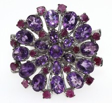 Anello in argento 925 ametista