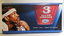 Maglia e banner Allen Iverson